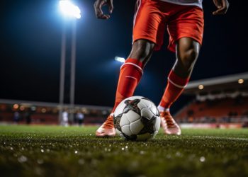 soccer-player-field-with-ball